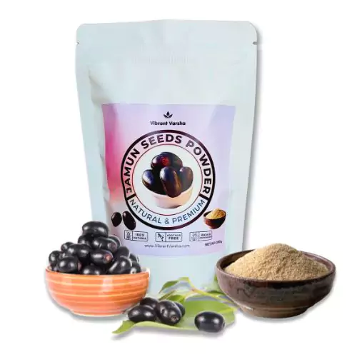 Buy Moringa Tablets Online | Organic Daily Health Supplement 22 - VIBRANT VARSHA Buy Jamun Seeds Powder Online